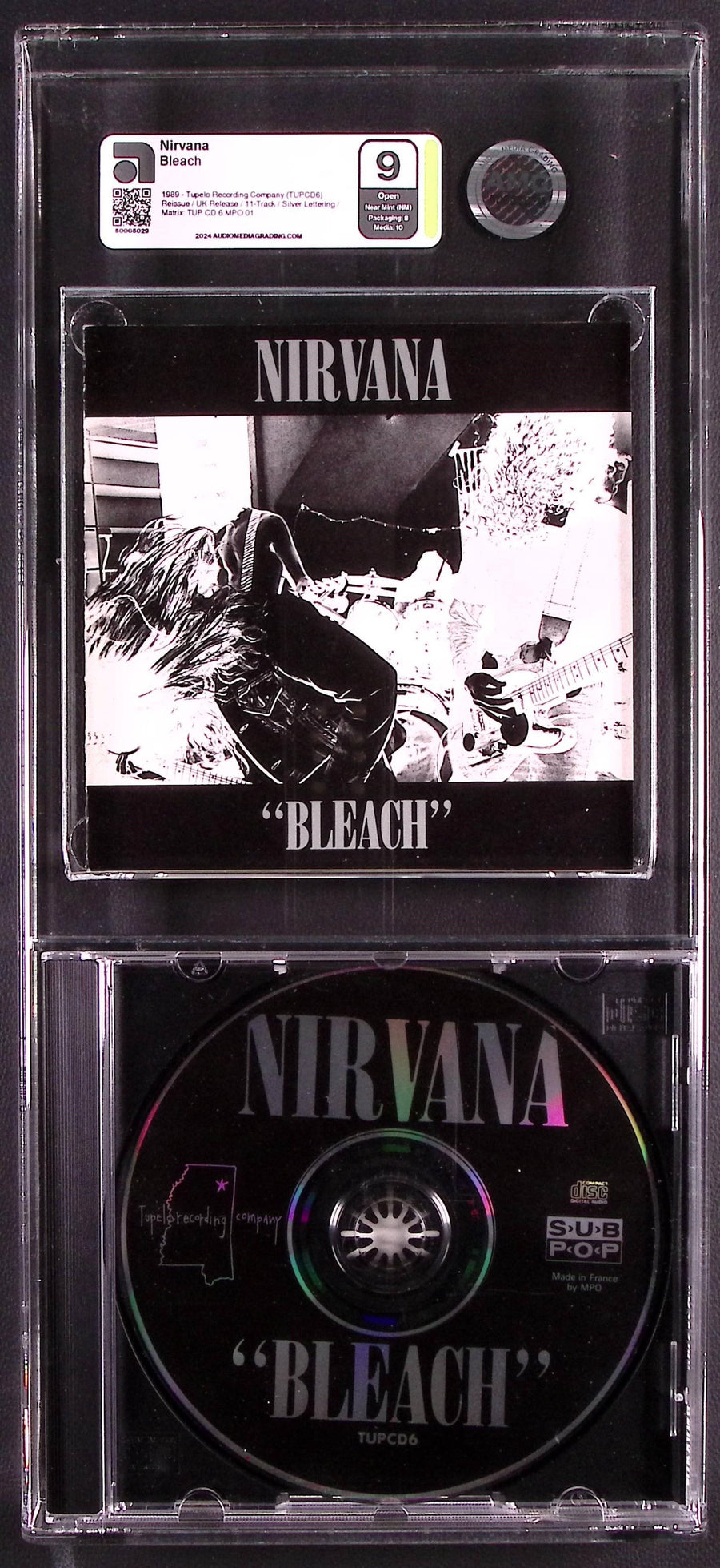 Nirvana CD with insert in AMG case