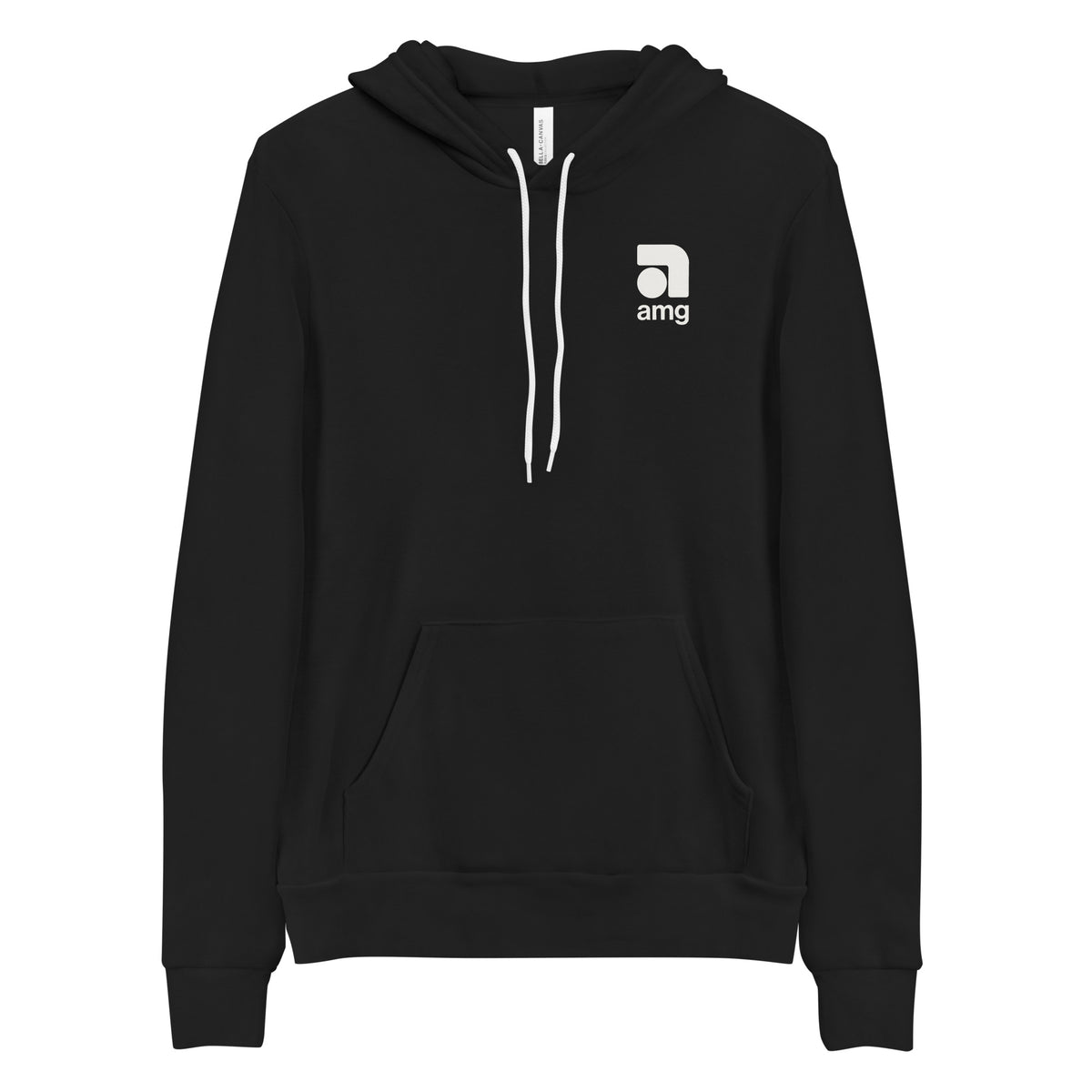 The AMG Big A Hoodie in black, with the AMG logo on the chest